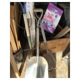 Pitchfork and 2 Shovels