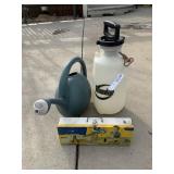 Watering Can, Sprayer, Vintage Toolbox