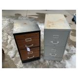2, Two Drawer Filing Cabinets