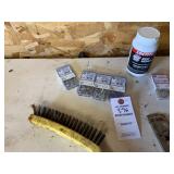 Machine Screws And Nuts, Flat Washers, Wire Brush