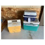 3 Lunch Coolers; Playmate, Rubbermaid, Polar