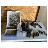 Ropes, Pullies, Tape, Screwdrivers, Trox Drivers