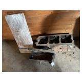 Chevy 6 Cylinder, Metal Tool Box, Creeper