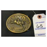 Hesston National Finals Rodeo 1977 Belt Buckle