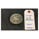 Hesston National Finals Rodeo 1984 Belt Buckle