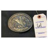 Hesston National finals Rodeo 1984 Belt Buckle