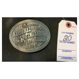 Hesston National Finals Rodeo 1995 Belt Buckle