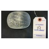 Hesston National Finals Rodeo 1993 Belt Buckle