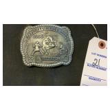 Hesston National Finals Rodeo 1996 Belt Buckle