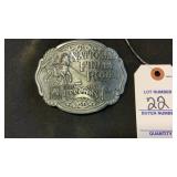 Hesston National Finals Rodeo 1997 Belt Buckle