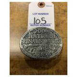 2000 NFR Montana Silversmith Mini Belt Buckle