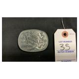Hesston National Finals Rodeo 1991 Belt Buckle