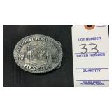 Hesston National Finals Rodeo 1989 Belt Buckle