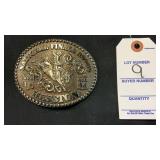 Hesston National Finals Rodeo 1984 Belt Buckle