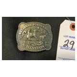 Hesston National Finals Rodeo 1985 Belt Buckle