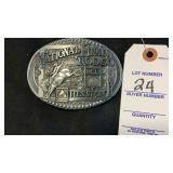 Hesston National Finals Rodeo 1998 Belt Buckle