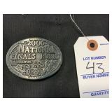 Hesston National Finals Rodeo 2000 Belt Buckle