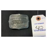 Hesston National Finals Rodeo 1999 Belt Buckle