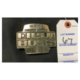 White Field Boss Belt Buckle