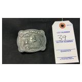 Hesston National Finals Rodeo 1996 Belt Buckle