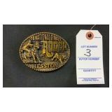 Hesston Nation Finals Rodeo 1978 Belt Buckle