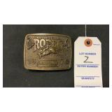 Hesston National Finale Rodeo 1976 Belt Buckle
