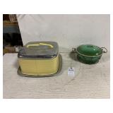 Vintage Casserole Dish With Stand