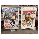 2 Elvis Vintage Movie Poster