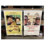 2 Vintage John Wayne Movie Posters