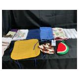 Assorted Pot Holder, Hand Towels, Washcloths