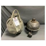 Canon Ball Oil Lamp w/ Bag