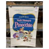 "Pinocchio" Vintage Movie Poster