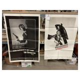 2 'Dirty Harry' Vintage Movie Posters