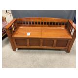 Wooden Storage Bench