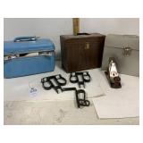 Samsonite Luggage, 2 File Boxes Motorcycle Parts,