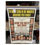 "How the West Was Won" Vintage Movie Poster