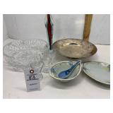 Glass Bowl and Plates