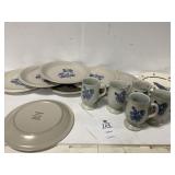 Pfalzgraff Yorktown's Dishes And Cups