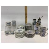 Pfaltgraff Yorktowne Plates, Mugs, Salt & Pepper