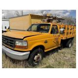 1997 Ford F-350 1 Ton Dump Truck, 5.8 Liter v-8