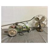 Vintage Eskimo Fan & Yard Water Tractor