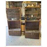 Entertainment Storage Cabinet Set