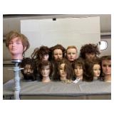 11 Heads & Mannequin Head Stand