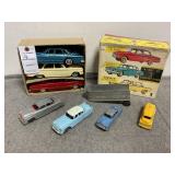 Vintage Cars; Tootsies Die Cast Cars, Set of 3