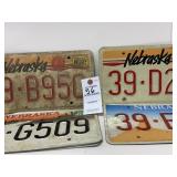 Nebraska License Plates 90