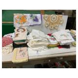 Embroidered Linens, Wash Cloths, Hand Towels