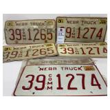 Nebraska Commercial Truck Plates