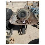 Wheelbarrow, Extra Wheel & Tire, Assorted Tires,