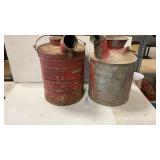 Vintage Metal Gas Cans