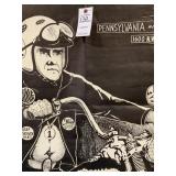 VTG 1969 Nixon Dickie Bird Poster